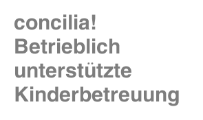 concilia! Betrieblich unterstützte Kinderbetreuung